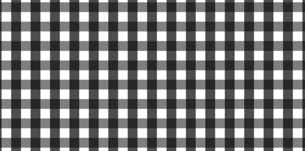 Horizontal Black White Gingham Pattern Texture Rhombus Squares Plaid Clothes — Stock Photo, Image