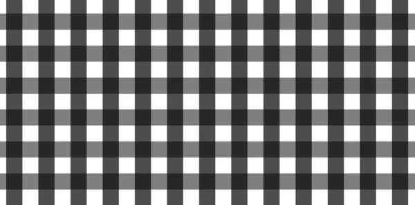 Horizontales Schwarz Weißes Gingham Muster Textur Aus Rauten Quadraten Für — Stockfoto