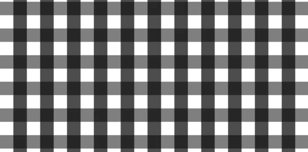 Patrón Horizontal Gingham Blanco Negro Textura Rombos Cuadrados Para Cuadros — Foto de Stock