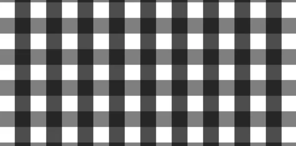 Horizontal Black White Gingham Pattern Texture Rhombus Squares Plaid Clothes — Stock Photo, Image