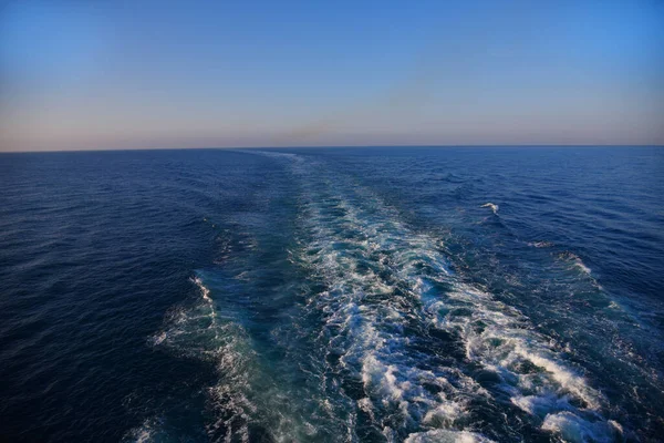 Rapid Sea While Sailing Ship Dramatic Picturesque Scene Beauty World — Stock Photo, Image