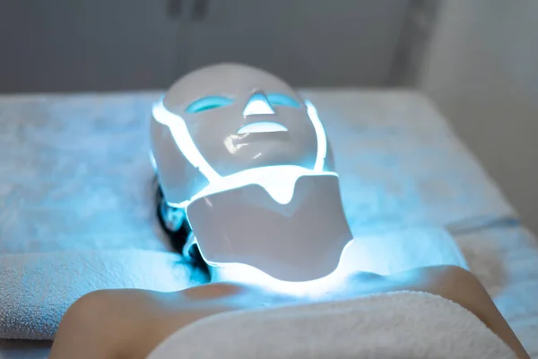 Foton Masker Gezondheid Schoonheid Cosmetische Ingreep Voor Vrouwengezicht Schoonheidslaboratorium Led — Stockfoto