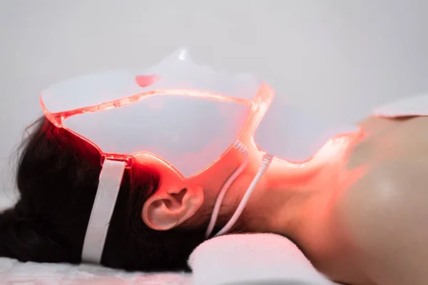 Foton Masker Gezondheid Schoonheid Cosmetische Ingreep Voor Vrouwengezicht Schoonheidslaboratorium Led — Stockfoto