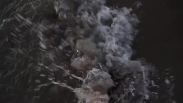 Jeune femme avec une belle silhouette entrant dans la mer