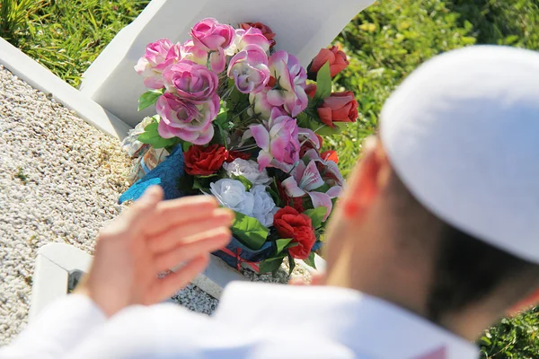 死んだ人の祈りイスラム — ストック写真