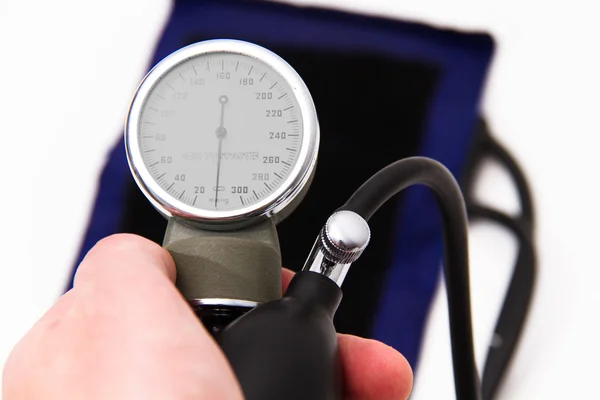 Blood pressure meter medical equipment — Stock Photo, Image