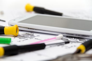 Teknik operatör ve onarım smartphone