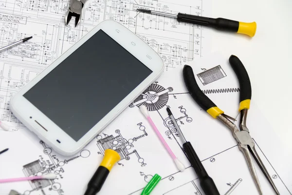 Teknik operatör ve onarım smartphone