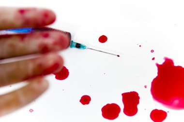 Laboratuvar ortamında şırınga