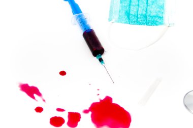 Laboratuvar ortamında şırınga