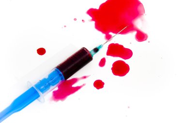 Laboratuvar ortamında şırınga