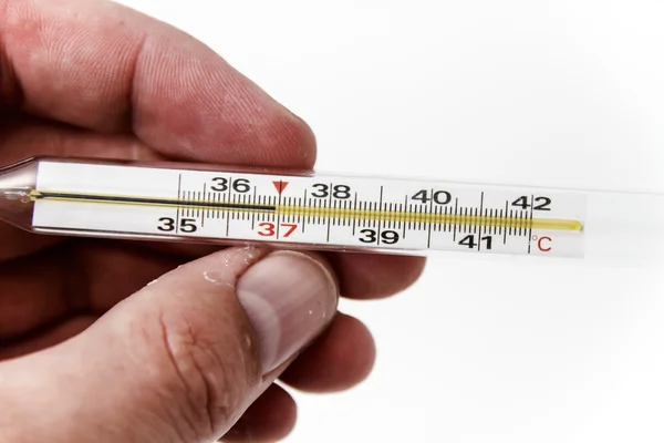 Thermometer für Körpertemperatur — Stockfoto