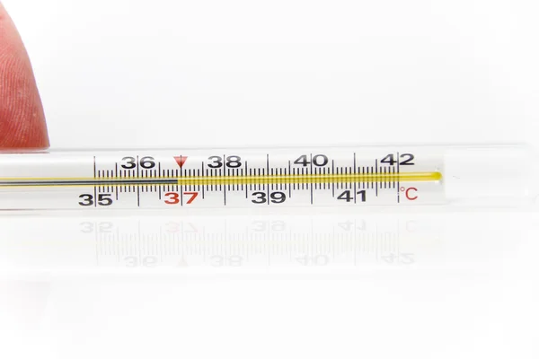 Thermometer für Körpertemperatur — Stockfoto