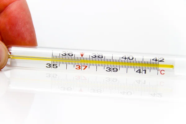 Thermometer voor lichaamstemperatuur — Stockfoto