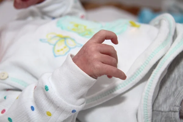 Hand of the little male baby — Stock Photo, Image