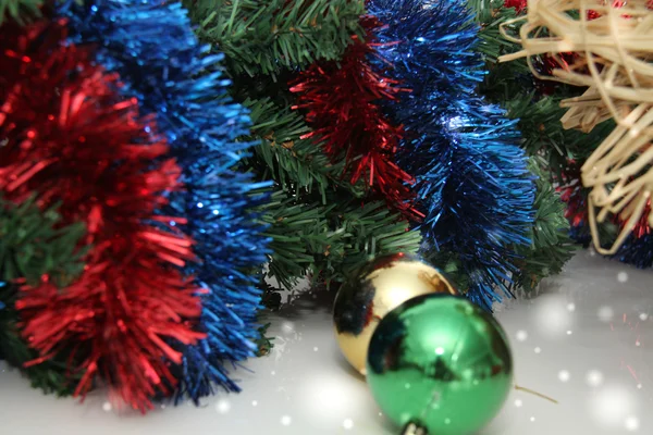 Karácsonyi dekorációk és ajándékok — Stock Fotó