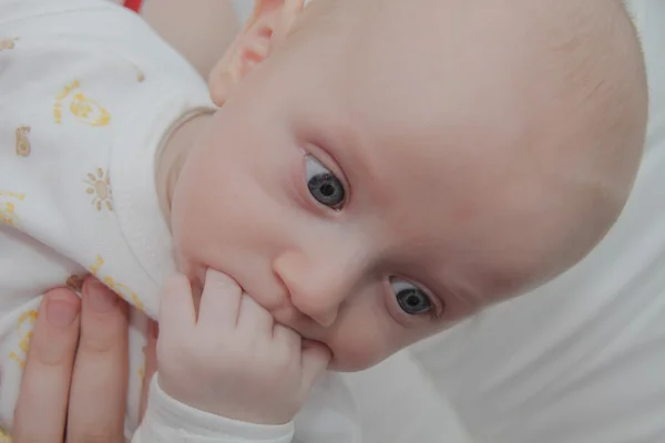 Beau Petit Garcon De Quatre Mois Mignon Personne Stock Photo Beau Petit Garcon De Quatre Mois Mignon Personne Stock Photo