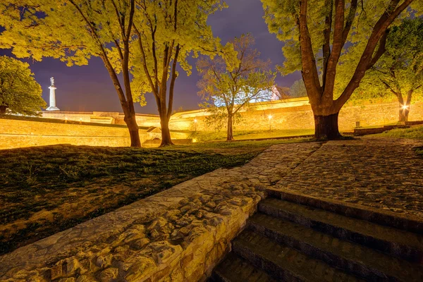 Festung Belgrad und Kalemegdan-Park — Stockfoto