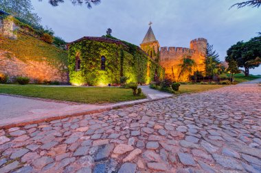 Belgrade fortress and Kalemegdan park clipart
