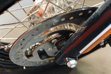 Motosiklet tekerlek portre