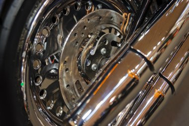 Motosiklet tekerlek portre