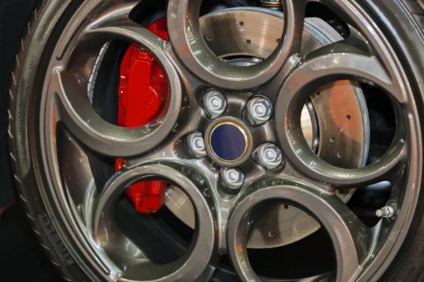 Car wheel detail — Stock Photo, Image