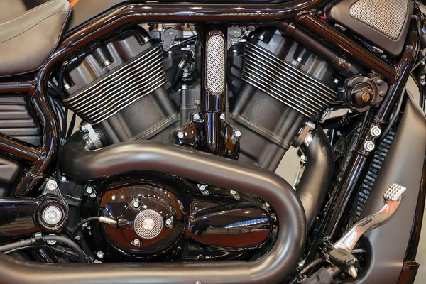 Onderdeel van de motorfiets motor — Stockfoto