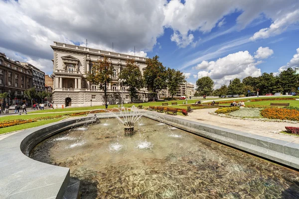 Fontein in het park — Stockfoto