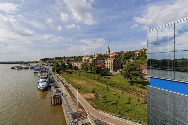 Panoramiczny widok na Belgrad Twierdza — Zdjęcie stockowe