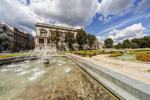 Fontein in het park — Stockfoto