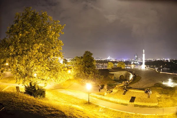 Belgrade fortress and panorama view — Stock Photo, Image