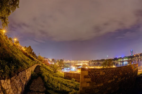 Fortaleza de Belgrado e vista panorâmica — Fotografia de Stock