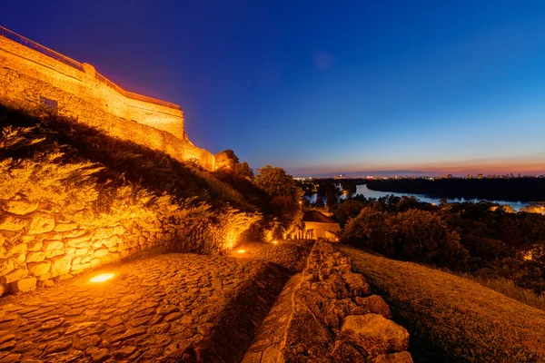 Belgrado Fort en panorama uitzicht — Stockfoto