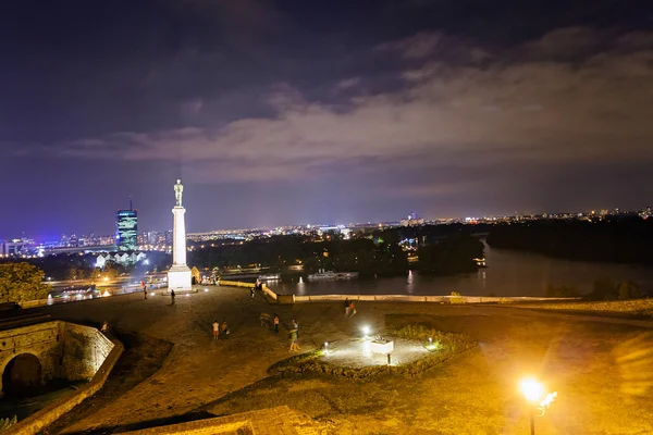 Belgrade fortress and panorama view — Stock Photo, Image