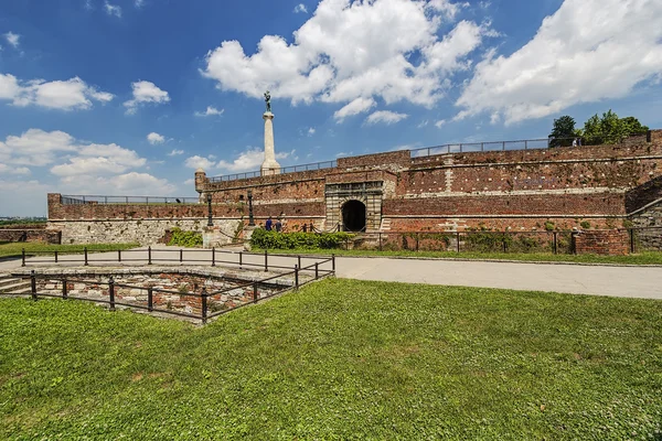 Fortaleza de Belgrado e vista panorâmica — Fotografia de Stock