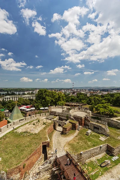 Bělehradské pevnosti a panorama pohled — Stock fotografie