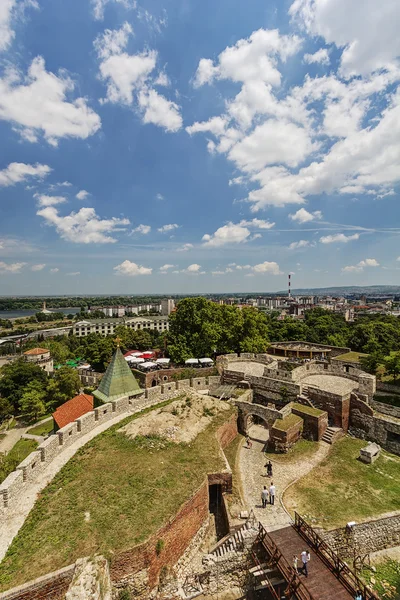 Bělehradské pevnosti a panorama pohled — Stock fotografie