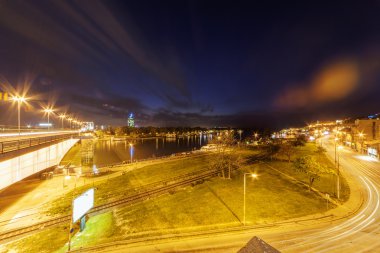 Panorama görünüm Nehri Köprüsü