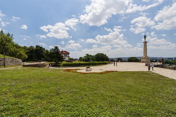 Belgrad twierdza i panoramicznym widokiem — Zdjęcie stockowe