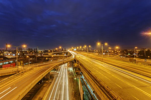 Vue panoramique sur les routes de Belgrade — Photo