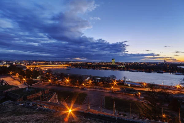 Belgrade fortress and panorama view — Stock Photo, Image