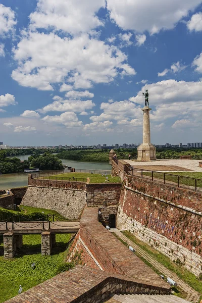 Panorama view on Belgrade fortress — Stock Photo, Image