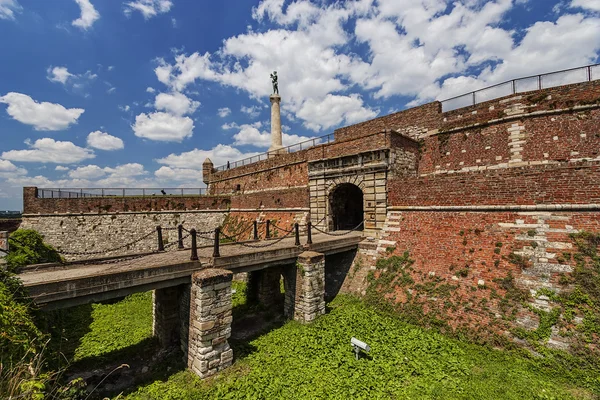 Forteresse de Belgrade et monument Victor — Photo