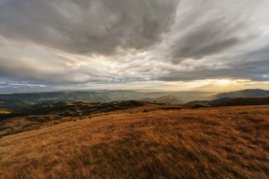 Dağ manzarası ve panorama görünüm