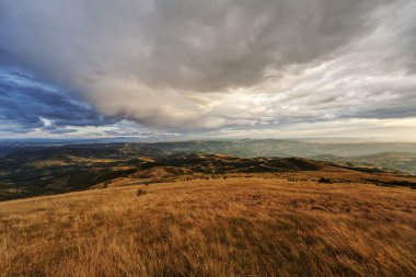 Dağ manzarası ve panorama görünüm