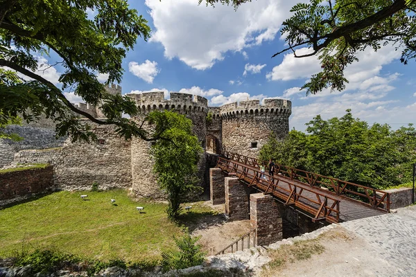古い要塞の壁と自然 — ストック写真