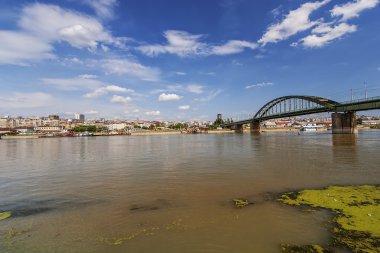 Belgrad şehrin eski kısmı Panorama görünüm