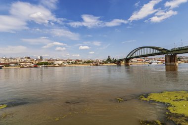 Belgrad şehrin eski kısmı Panorama görünüm