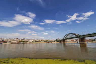 Belgrad şehrin eski kısmı Panorama görünüm