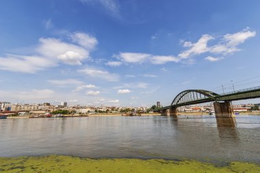 Belgrad şehrin eski kısmı Panorama görünüm